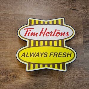 Tim Hortons Retro Logo LED Lightbox Sign